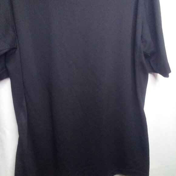 Seagram's Gin Polo Shirt L Men Short Sleeve Golf Black Gold - Picture 14 of 14